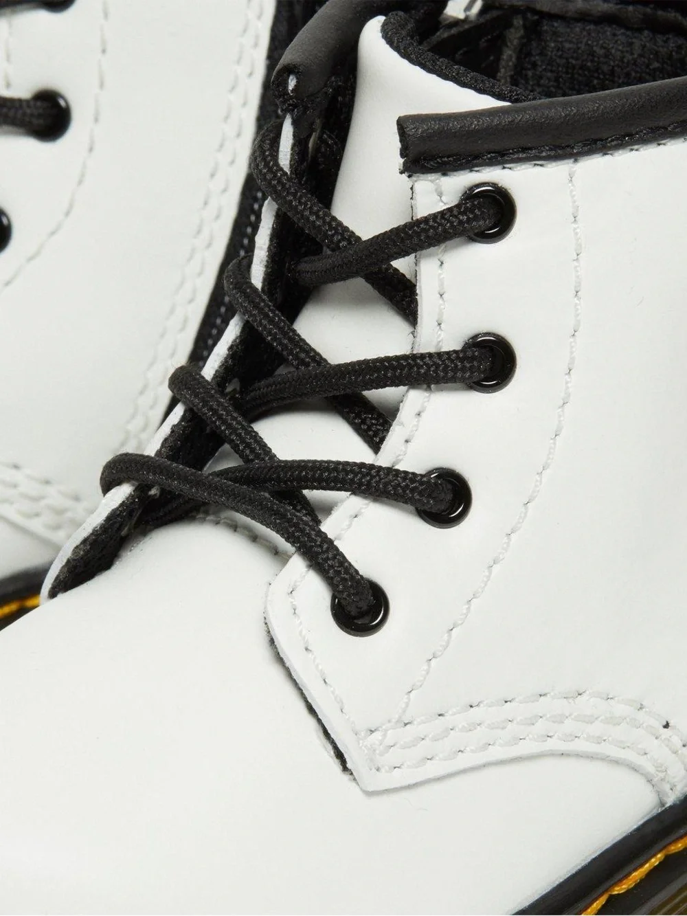 Dr. Martens Toddler Kids' White 1460 Lace-Up Boots Smooth White US8